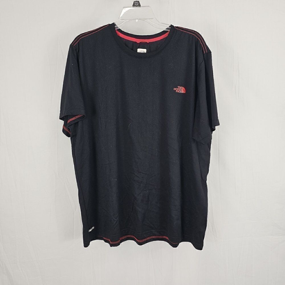 The North Face Black With Red Stitch T Shirt Men's Size XL T Shirt